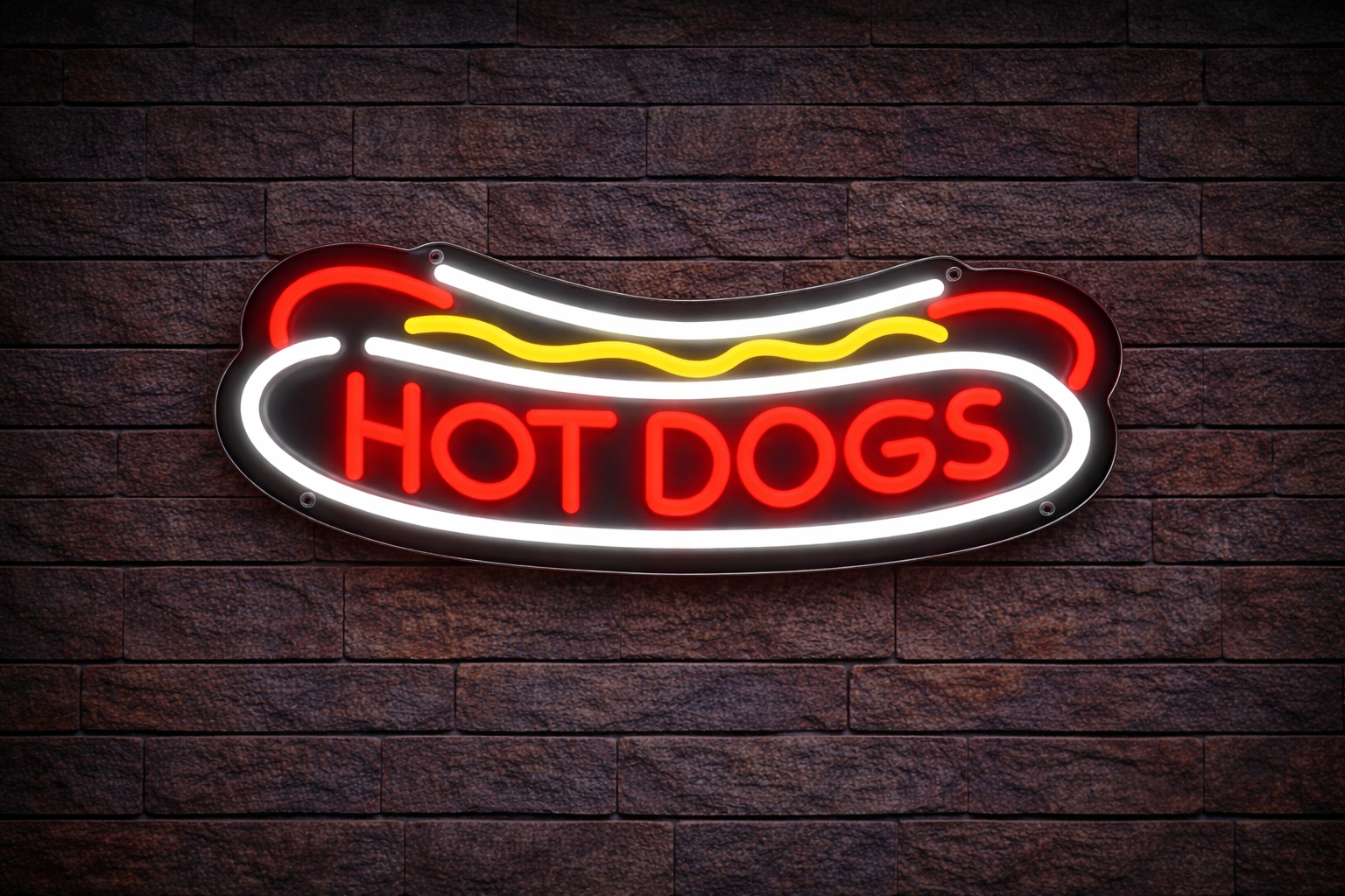 LED Neon Sign - Hot Dogs (41 × 16 cm) for Business Use – LogoScents