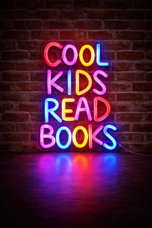 LED Cool Kids Neon Sign ( 26 cm x 17 cm )