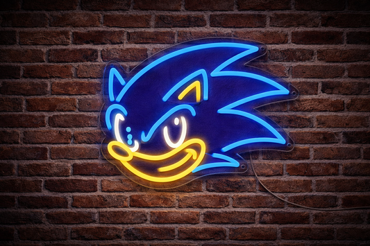 LED Sonic Neon Sign ( 32,8 cm x 37 cm )