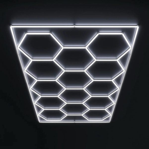 Hexagon LED Lighting Fixture 243 × 484 cm – 6000K